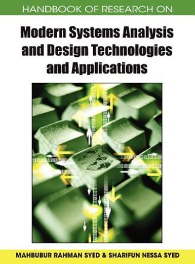 handbook of research on modern systems analysis and design technologies and applications