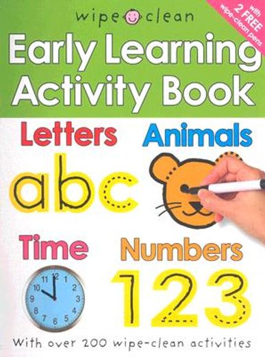 Wipe Clean Early Learning Activity Book (en Inglés)