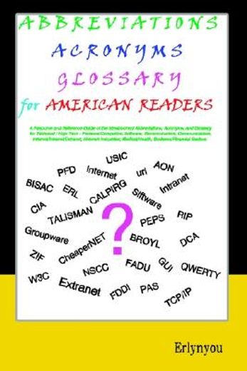 abbreviations acronyms glossary for amer (en Inglés)
