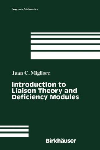 introduction to liaison theory and deficiency modules (en Inglés)
