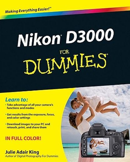 nikon d3000 for dummies (en Inglés)