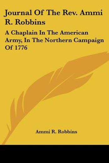 journal of the rev. ammi r. robbins: a c