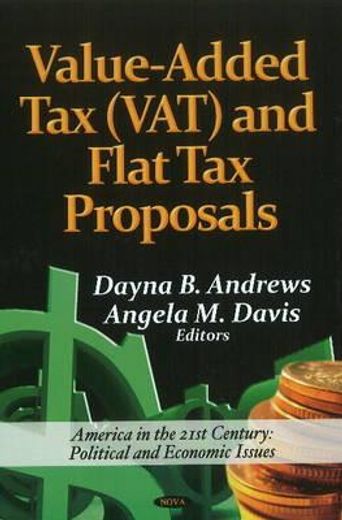 value-added tax and flat tax proposals