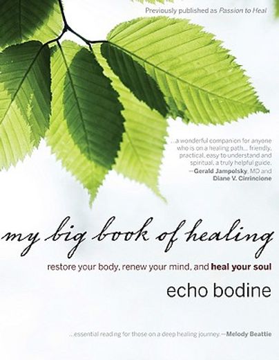 my big book of healing,restore your body, renew your mind, and heal your soul