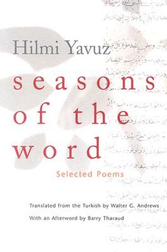 seasons of the word,selected poems (en Inglés)