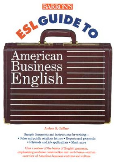barron´s esl guide to american business english
