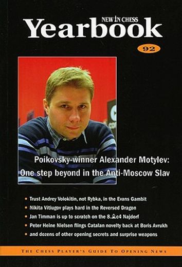 new in chess yearbook 92,the chess player´s guide to opening news
