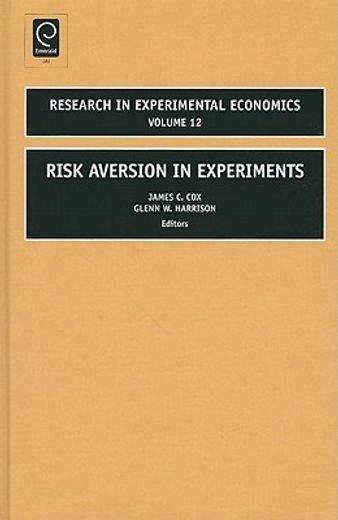 risk aversion in experiments