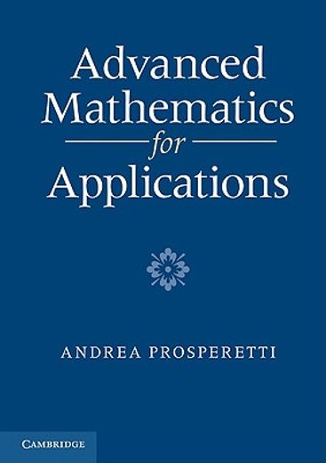 advanced mathematics for applications (en Inglés)