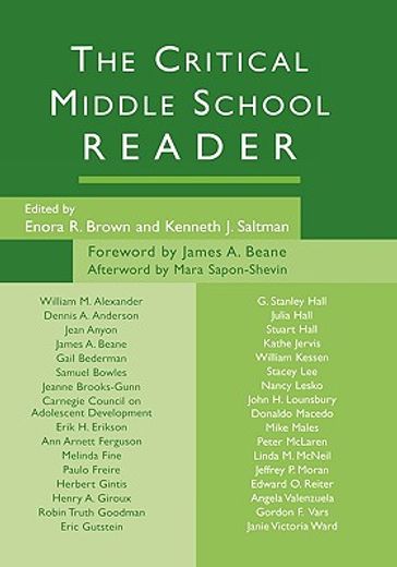 the critical middle school reader