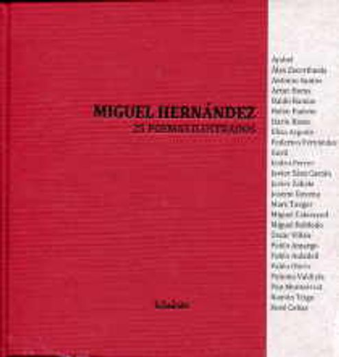 Miguel Hernández - 25 poemas ilustrados