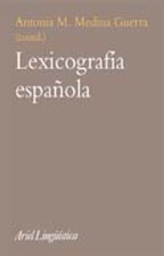 Lexicografia Española (in Spanish)