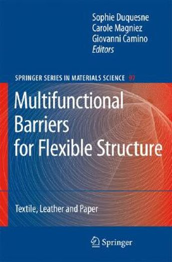 multifunctional barriers for flexible structure,textile, leather and paper