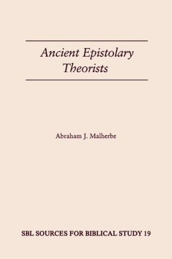 ancient epistolary theorists