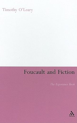 foucault and fiction,the experience book