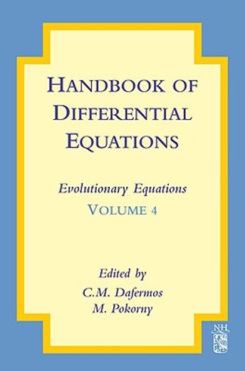 handbook of differential equations evolutionary equations,evolutionary equations