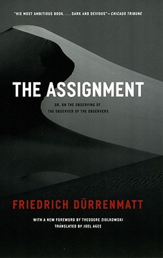 the assignment,or, on the observing of the observer of the observers
