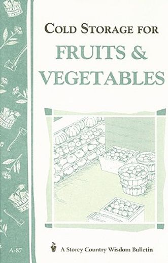 cold storage for fruits & vegetables