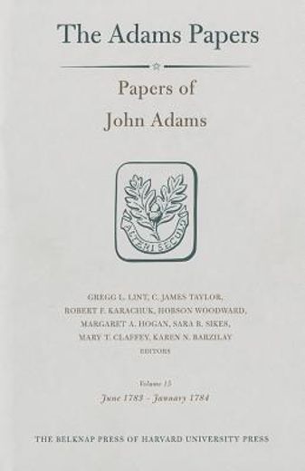 papers of john adams,june 1783 - january 1784