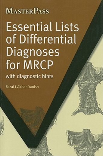 essential lists of differential diagnoses for mrcp,with diagnostic hints