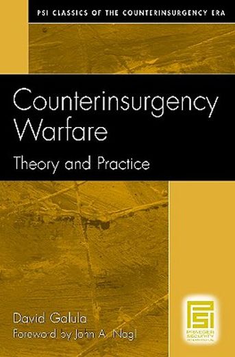 counterinsurgency warfare,theory and practice.