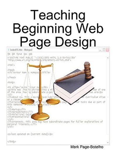 teaching beginning web page design (in English)