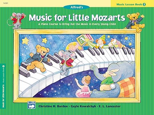 alfred´s music for little mozarts, music lesson book 2