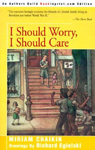 i should worry, i should care (en Inglés)