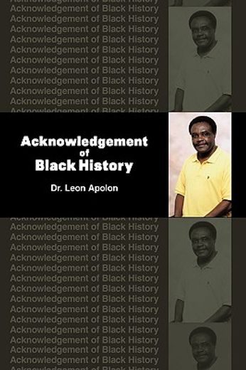 acknowledgement of black history