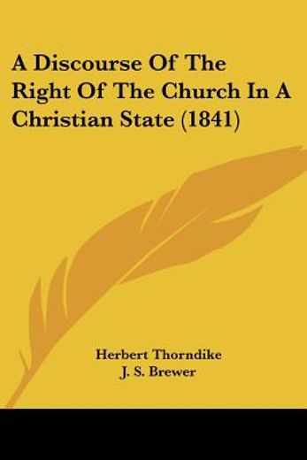 a discourse of the right of the church i