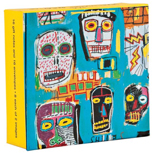 Jean-Michel Basquiat Mini Fliptop Notecard Box: Gift Enclosures Full Color Mini Cards and Envelopes (en Inglés)