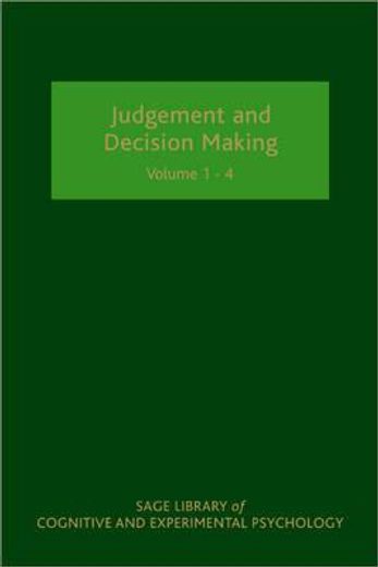 Judgement and Decision Making (in English)