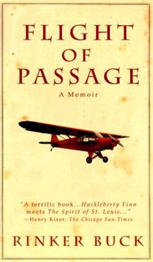 flight of passage,a memoir (en Inglés)