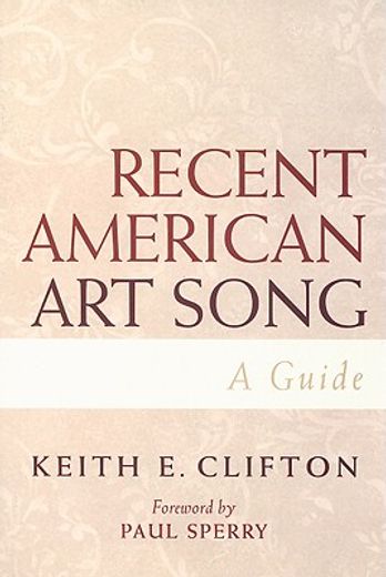 recent american art song,a guide