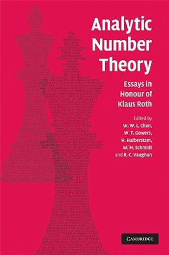 analytic number theory,essays in honour of klaus roth