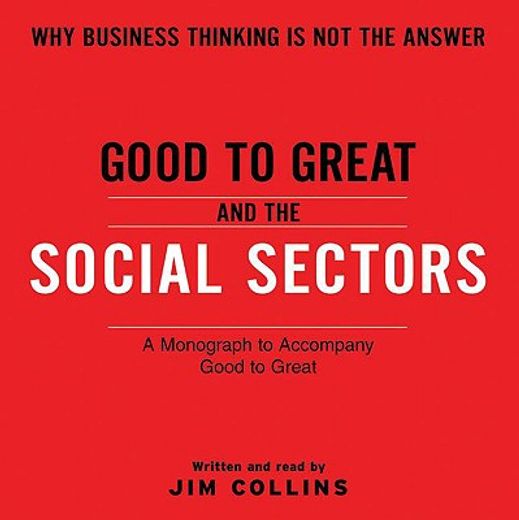 good to great and the social sectors (en Inglés)