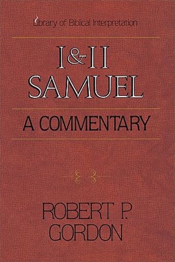 i & ii samuel,a commentary