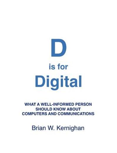 d is for digital (en Inglés)