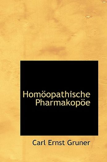 homöopathische pharmakopöe