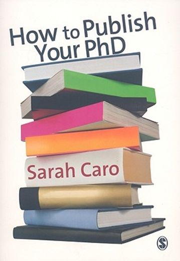 how to publish your phd