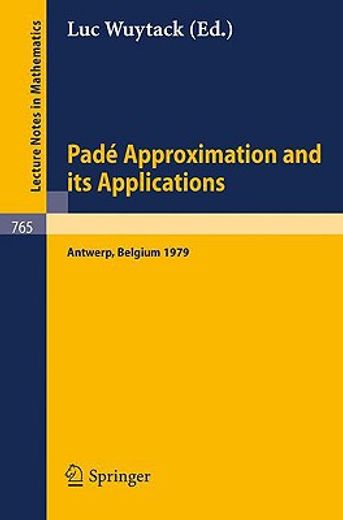 pade approximation and its applications (en Francés)