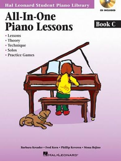 all-in-one piano lessons book c (en Inglés)
