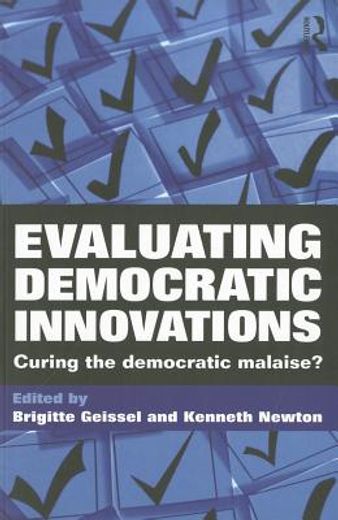 democratic innovations,theories, practice & evaluation