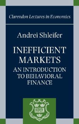 inefficient markets,an introduction to behavioral finance