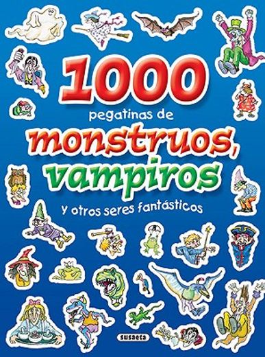 1000 Pegatinas de monstruos, vampiros y otros seres fantásticos