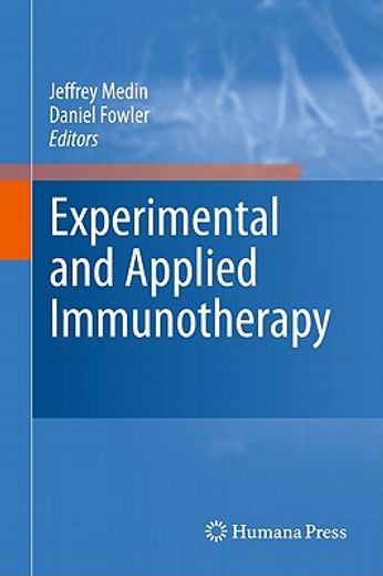 experimental and applied immunotherapy
