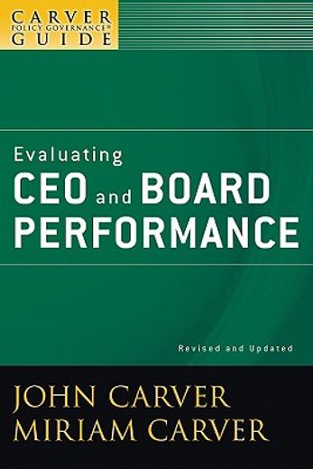 evaluating ceo and board performance (in English)