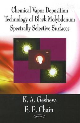 chemical vapor deposition technology of black molybdenum spectrally selective surfaces