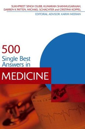 500 single best answers in medicine (en Inglés)