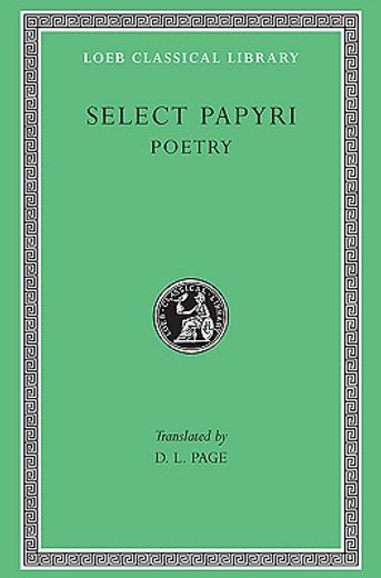 select papyri,literary papyri poetry